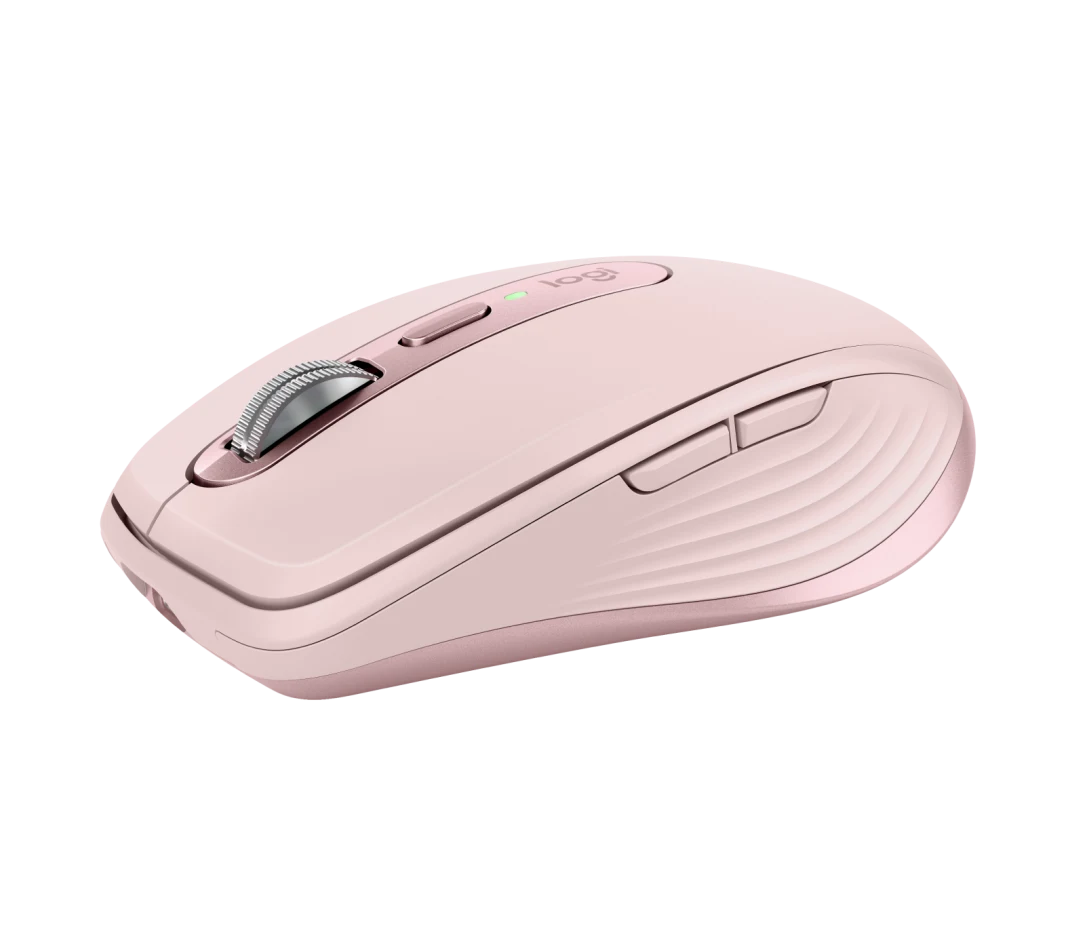 Logitech MX Anywhere 3S | 8000 DPI Darkfield Sensor | Bluetooth Low Energy | 70-Day Battery Life | Rose