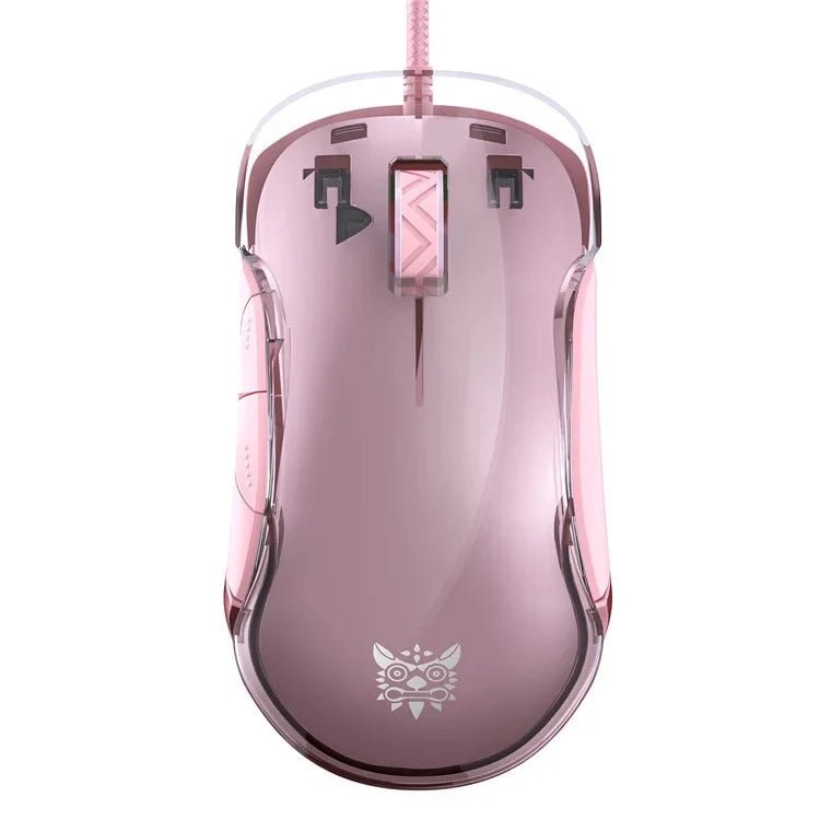 Onikuma CW925 RGB Wired eSports Gaming Mouse (Pink) | GigaHertz