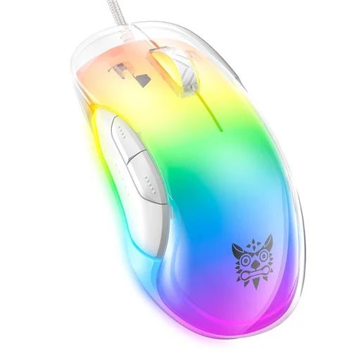 Onikuma CW925 RGB Wired eSports Gaming Mouse (White) | GigaHertz