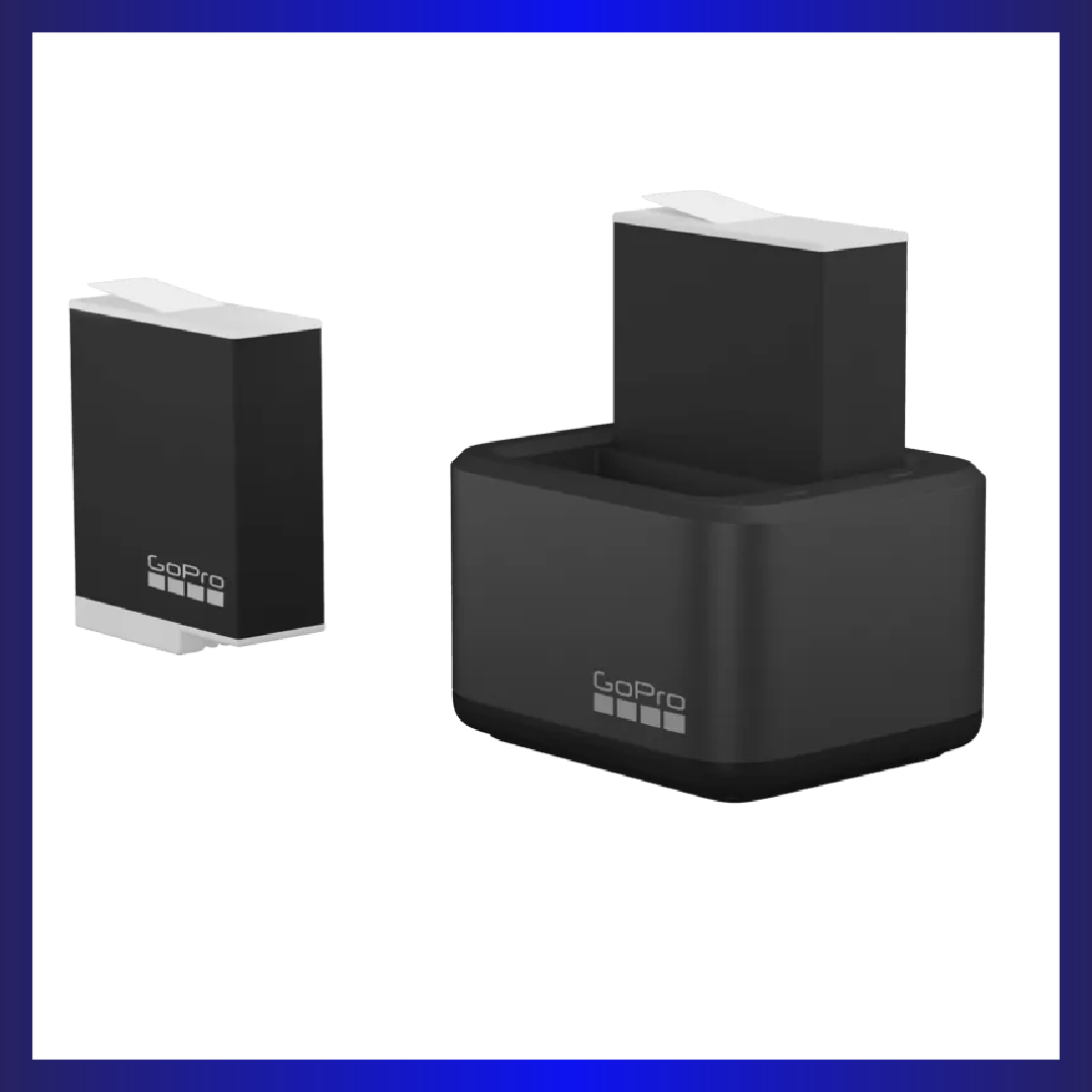 GoPro Dual Battery Charger + Enduro Batteries