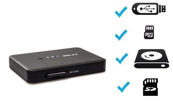 PNY Wireless Media Reader | Gigahertz