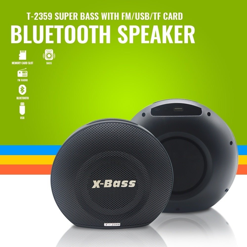 Portable Bass Mini Speaker T-2359 | GigaHertz