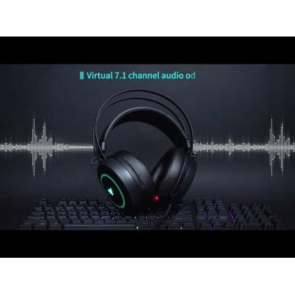 Rapoo VH160 Virtual 7.1 Backlit Gaming Wired Headset | Gigahertz