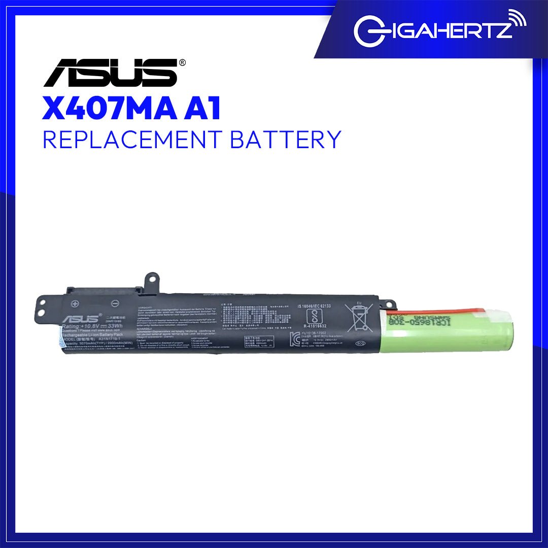 Replacement Battery for Asus X407MA A1 | Gigahertz