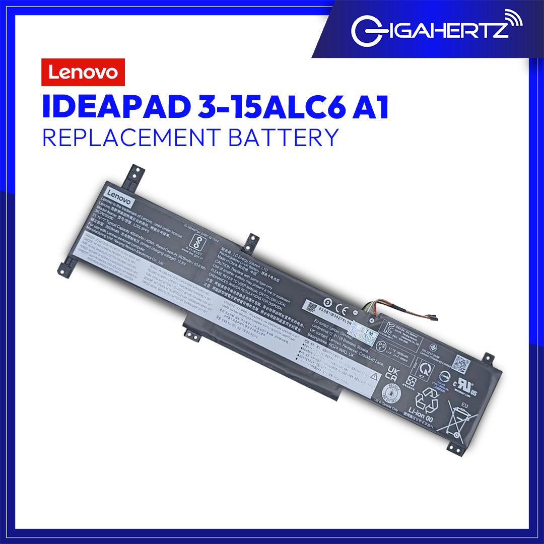 Replacement Battery for Lenovo IdeaPad 3 - 15ALC6 A1 | Gigahertz