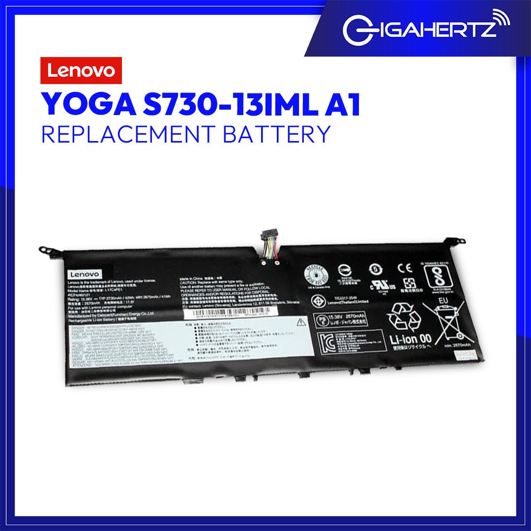 Replacement Battery for Lenovo Yoga S730 - 13IML A1 | Gigahertz