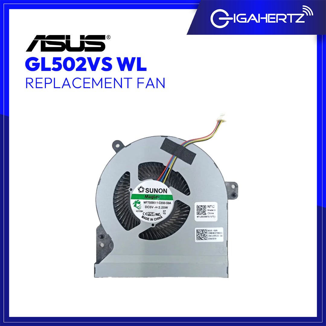Replacement Laptop Fan (Pair) 5 Volt Version Compatible With Asus