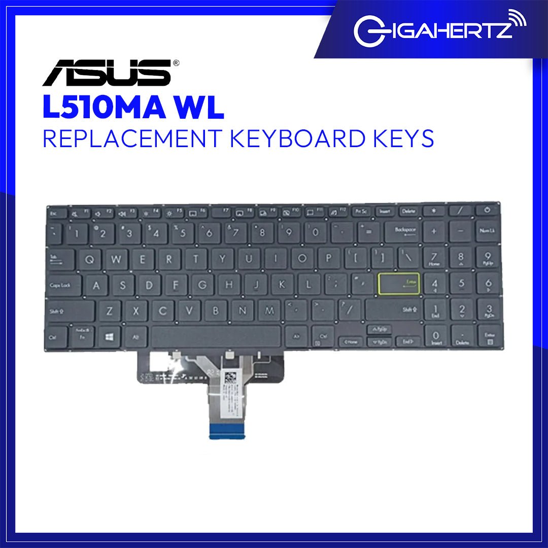 Replacement Keyboard Keys for Asus L510MA WL | Gigahertz