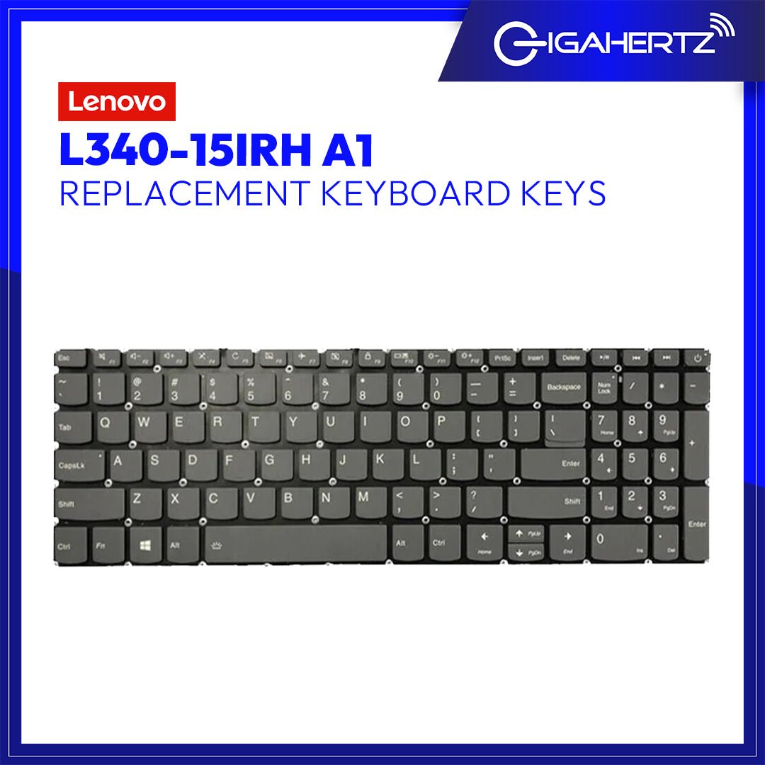 Replacement Keyboard Keys For Lenovo L340 - 15IRH A1 | Gigahertz