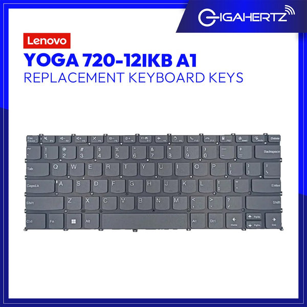 Replacement Keyboard Keys For Lenovo Yoga 720-12IKB A1 | Gigahertz