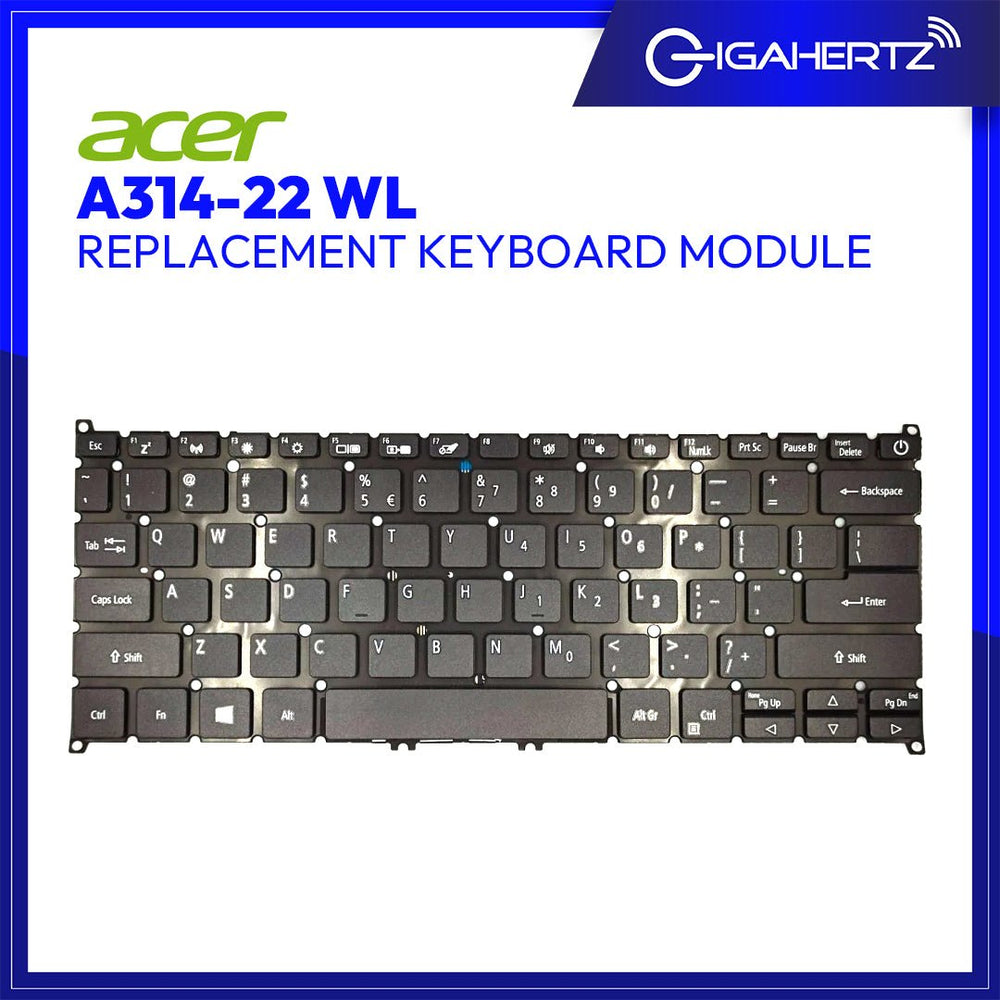 Replacement Keyboard Module for Acer A314-22 WL | Gigahertz