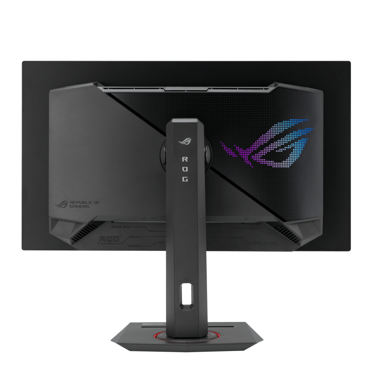 ROG Strix OLED XG27UCDMG Gaming Monitor - 27-inch (26.5-inch viewable) 4K Tandem QD-OLED panel, 240Hz, OLED Anti-Flicker 2.0, custom heatsink, OLED Care Pro, Neo Proximity Sensor, G-SYNC® compatible, VESA DisplayHDR™ 400 True Black, DisplayWidget Center | GigaHertz