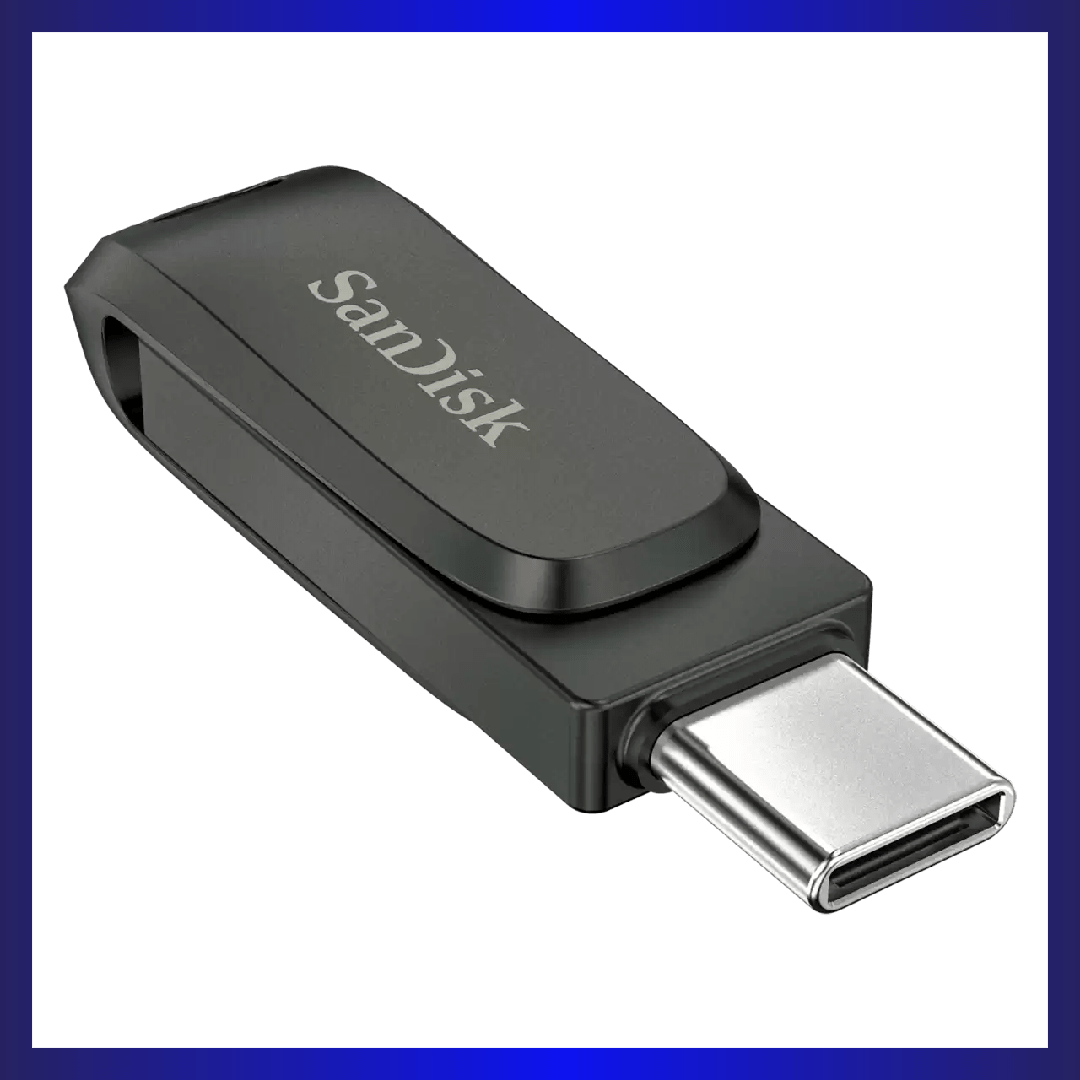 SanDisk Ultra Dual Drive Luxe 128GB USB Type-C Flash Drive (Dark Grey) | GigaHertz