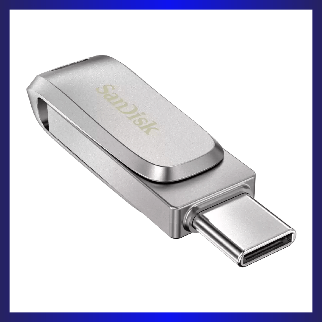 SanDisk Ultra Dual Drive Luxe 32GB USB Type-C Flash Drive (Silver) | GigaHertz