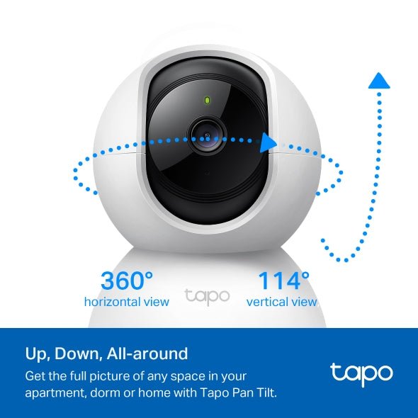 Tapo Pan/Tilt Home Security Camera C200C | GigaHertz