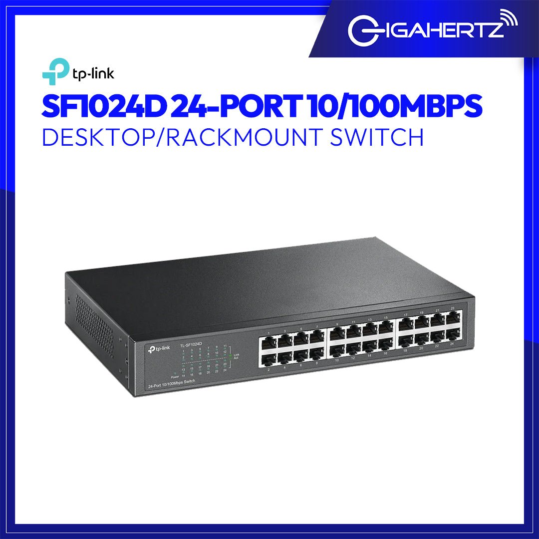TP-Link SF1024D 24-port 10/100Mbps Desktop/Rackmount Switch | Gigahertz