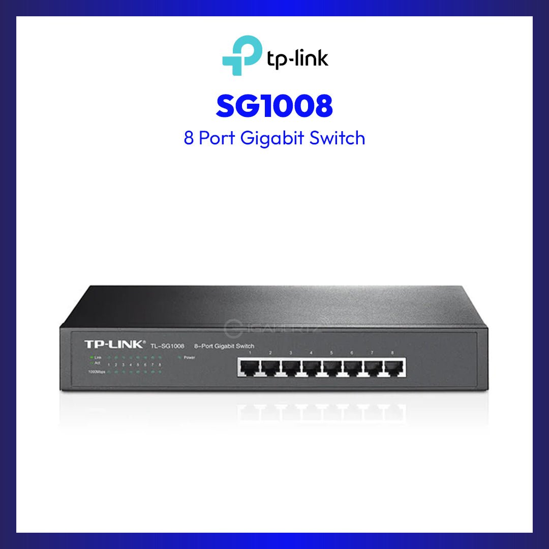 TP-Link SG1008 8 Port Gigabit Switch | GigaHertz
