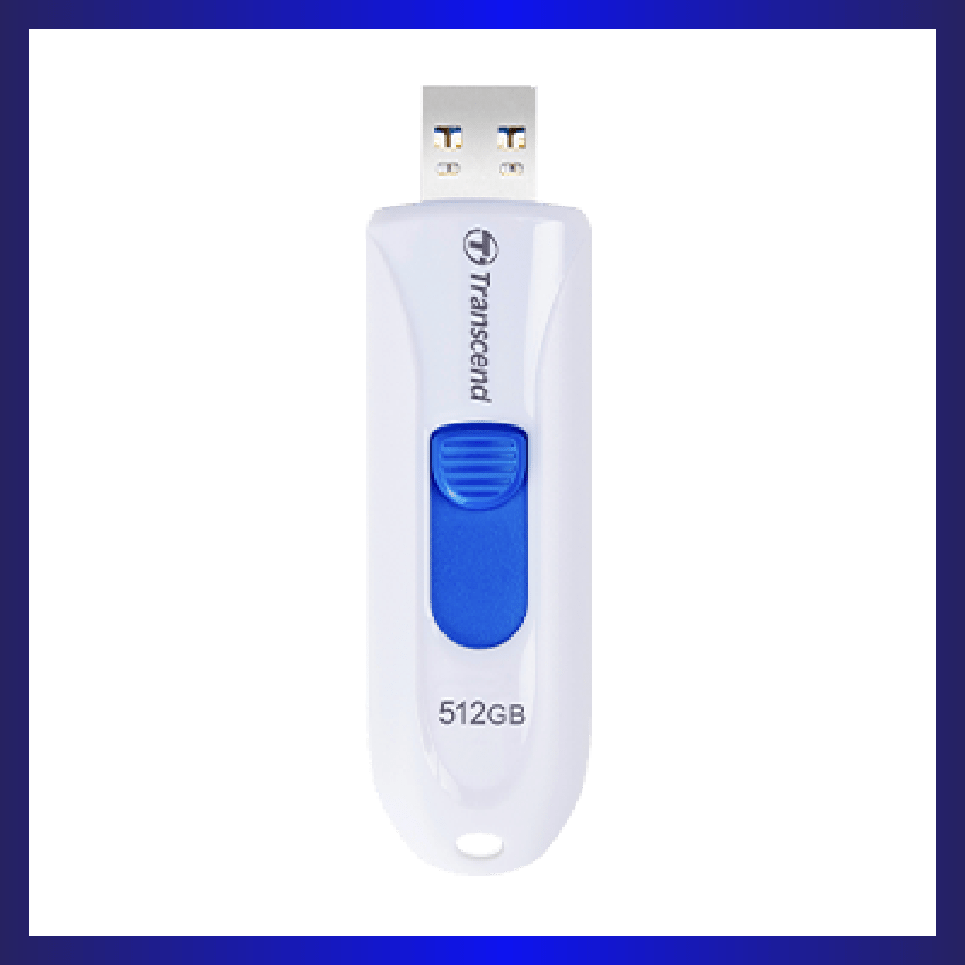 Transcend 256GB JetFlash 790 USB 3.1 Flash Drive (White) | GigaHertz