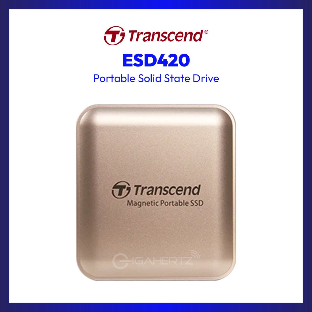 TRANSCEND 2TB ESD420 Portable Solid State Drive (SSD) | GigaHertz