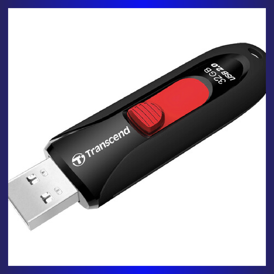 Transcend 32GB JetFlash 590 USB 2.0 Flash Drive (Black) | GigaHertz