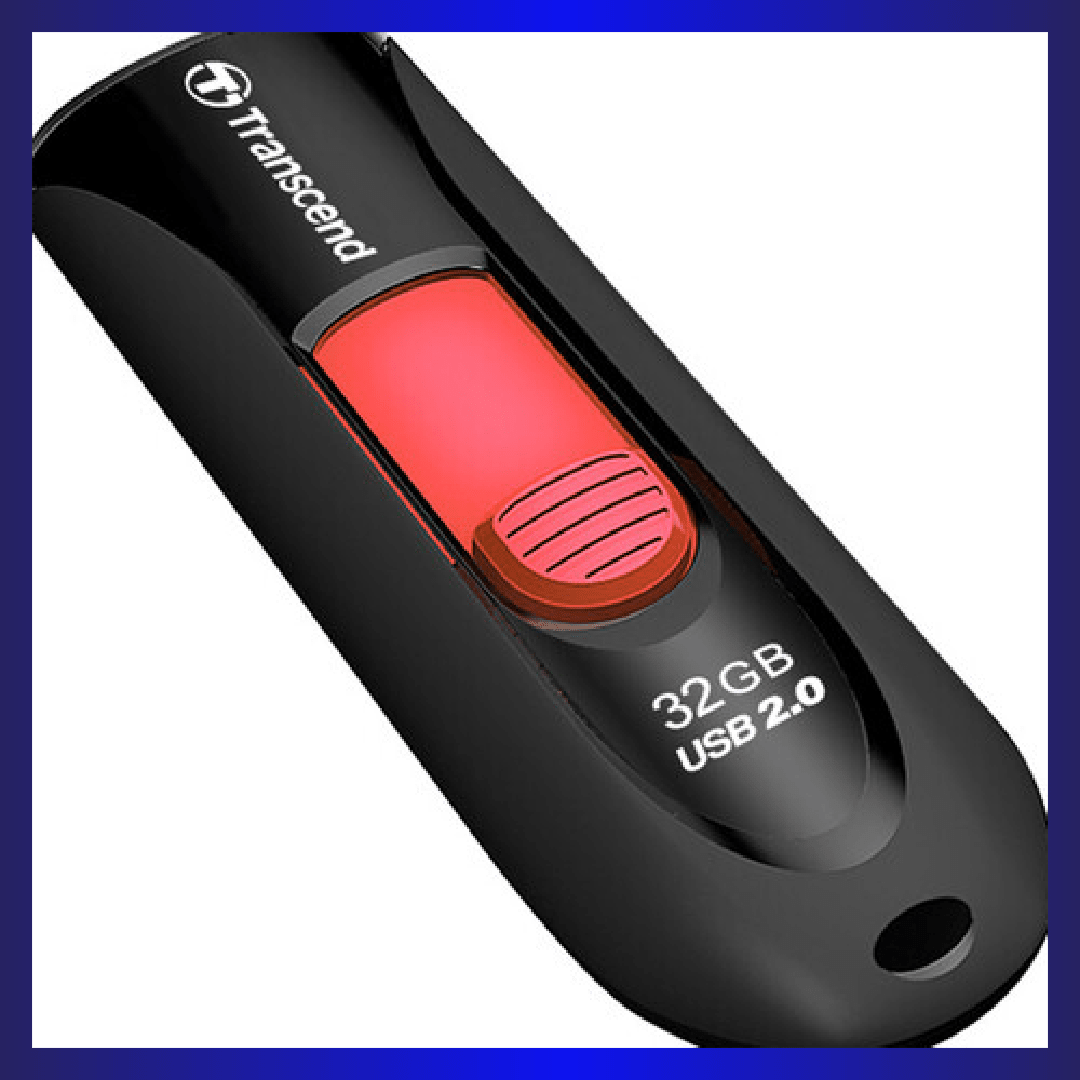 Transcend 32GB JetFlash 590 USB 2.0 Flash Drive (Black) | GigaHertz