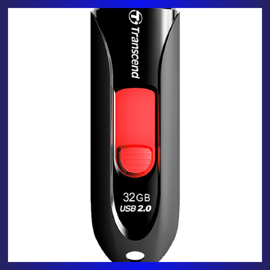 Transcend 32GB JetFlash 590 USB 2.0 Flash Drive (Black) | GigaHertz