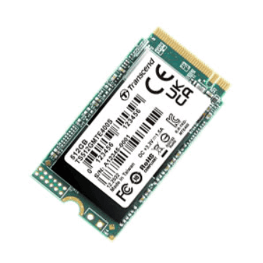 TRANSCEND 512GB M.2 2242 NVME PCIE SSD GEN3X4 3D TLC DRAM-LESS TS512GMTE400S | GigaHertz
