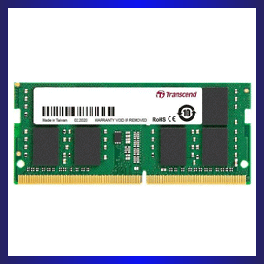 Transcend JetRam 8GB DDR4 3200MHz SODIMM Laptop Memory (JM3200HSG-8G) | GigaHertz