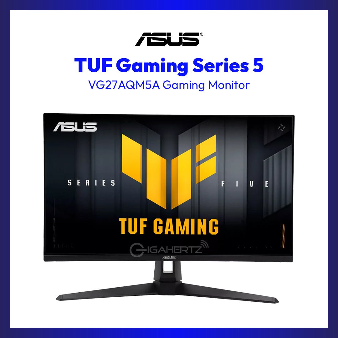 TUF Gaming Series 5 - VG27AQM5A Gaming Monitor – 27-inch, QHD(2560x1440), 300Hz, Fast IPS, ELMB Sync, 0.3ms (GTG), Stereo speaker, 95% DCI-P3, DisplayWidget Center MON-ASUS TUF VG27AQM5A 27 300Hz | GigaHertz