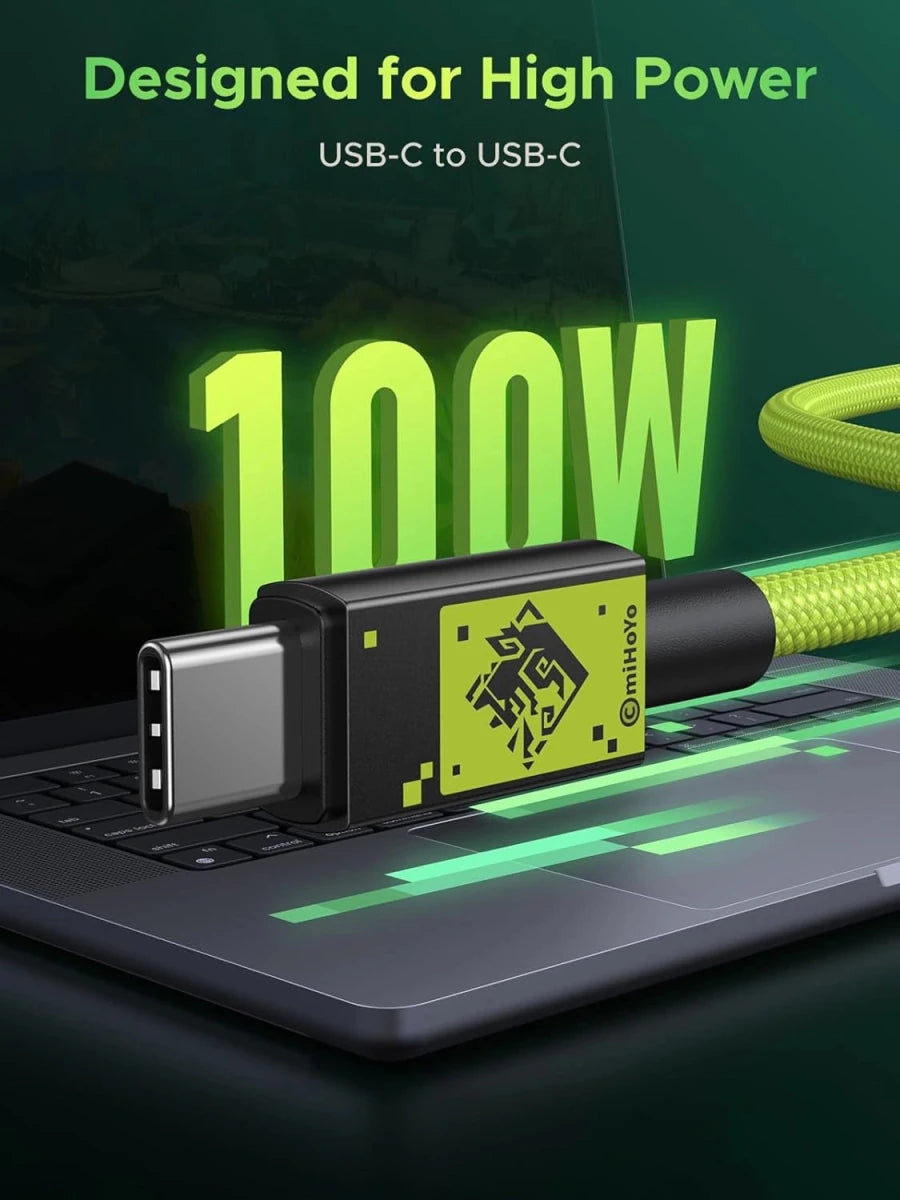 UGREEN 100W 1m USB-C to USB-C PD Fast Charging Cable (Genshin Impact Design) (45063GI) | GigaHertz