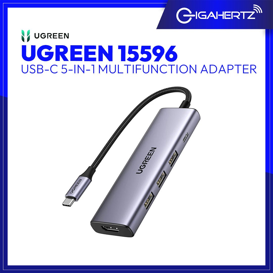 UGREEN 15596 USB-C 5-In-1 Multifunction Adapter | GigaHertz