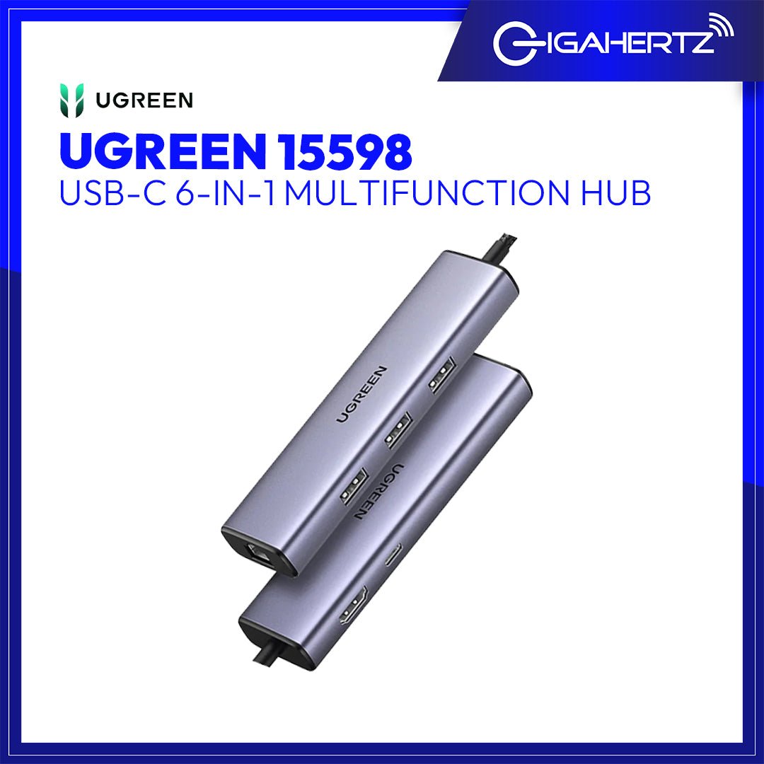 UGreen 15598 UGREEN USB - C 6 - In - 1 Multifunction Hub | GigaHertz