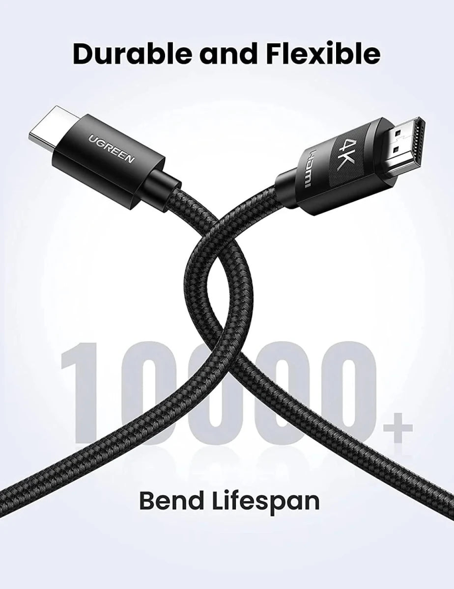 UGREEN 4K 60hz HDMI Male to Male Cable 1m (Black) (30999) | GigaHertz