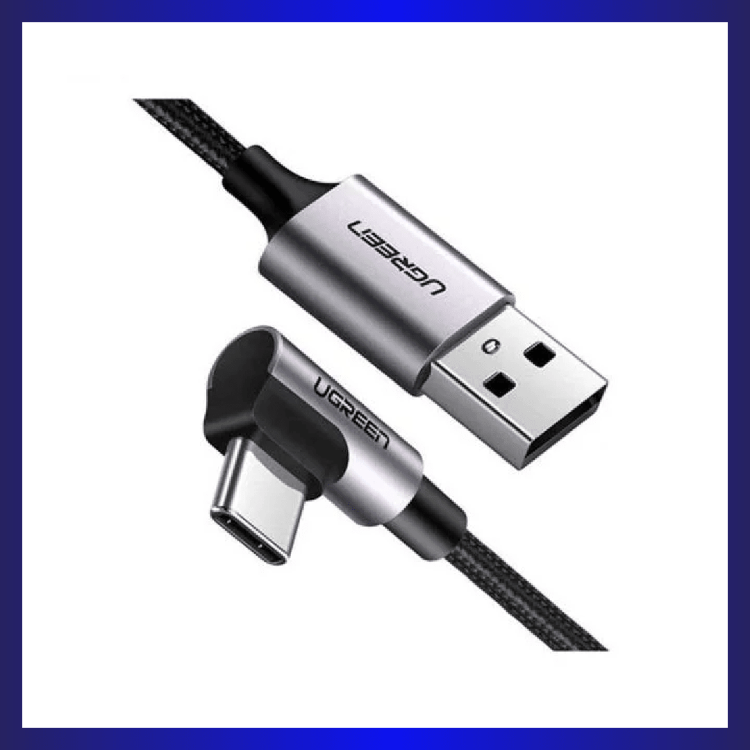 UGREEN 50941 Right Angle USB A to USB C Cable (1 Meter) | GigaHertz