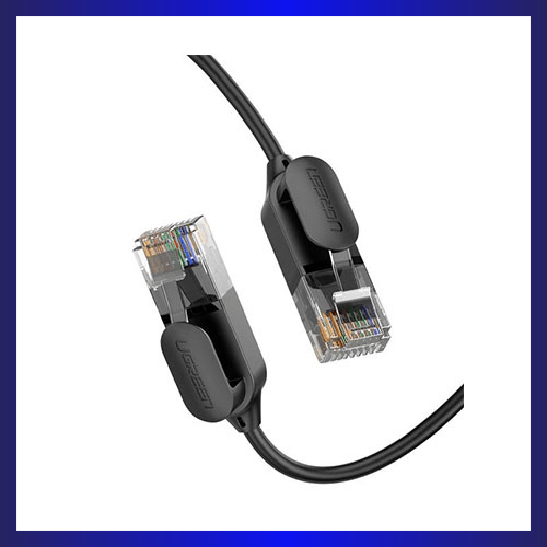 UGREEN 70654 Cat6A UTP Cable Pure Copper - 5M Black | GigaHertz