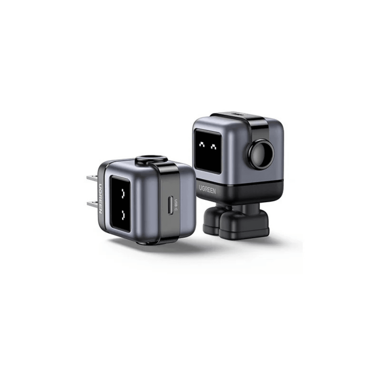 Ugreen CD359 15550 Mini Robot Nexode 30W USB-C Fast Charger (Space Grey) | GigaHertz