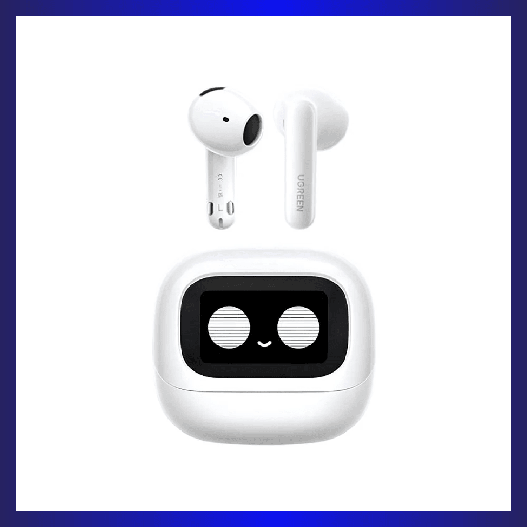 UGREEN LightBuds Magic Earphone Bluetooth 6.0 ANC ENC Active Noise Cancellation (White) | GigaHertz