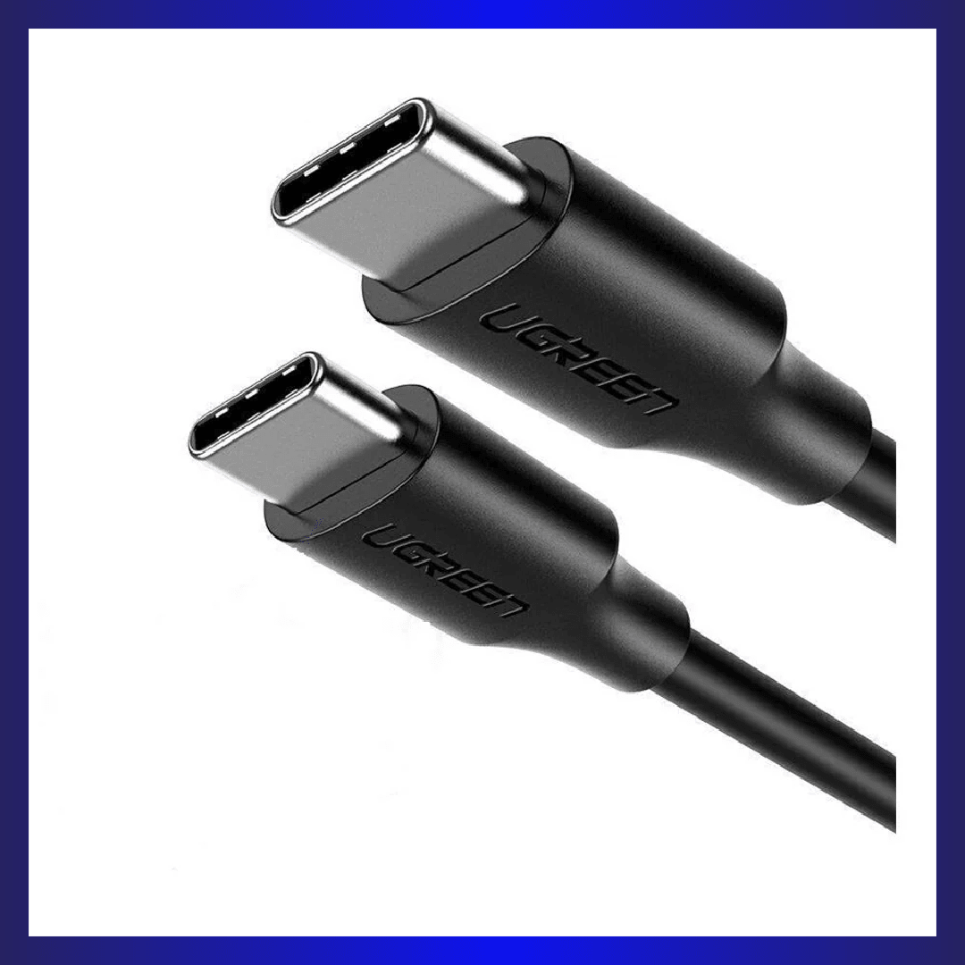 UGREEN USB C to USB C 2.0 2m Data Cable (Black) (US286/10306) | GigaHertz