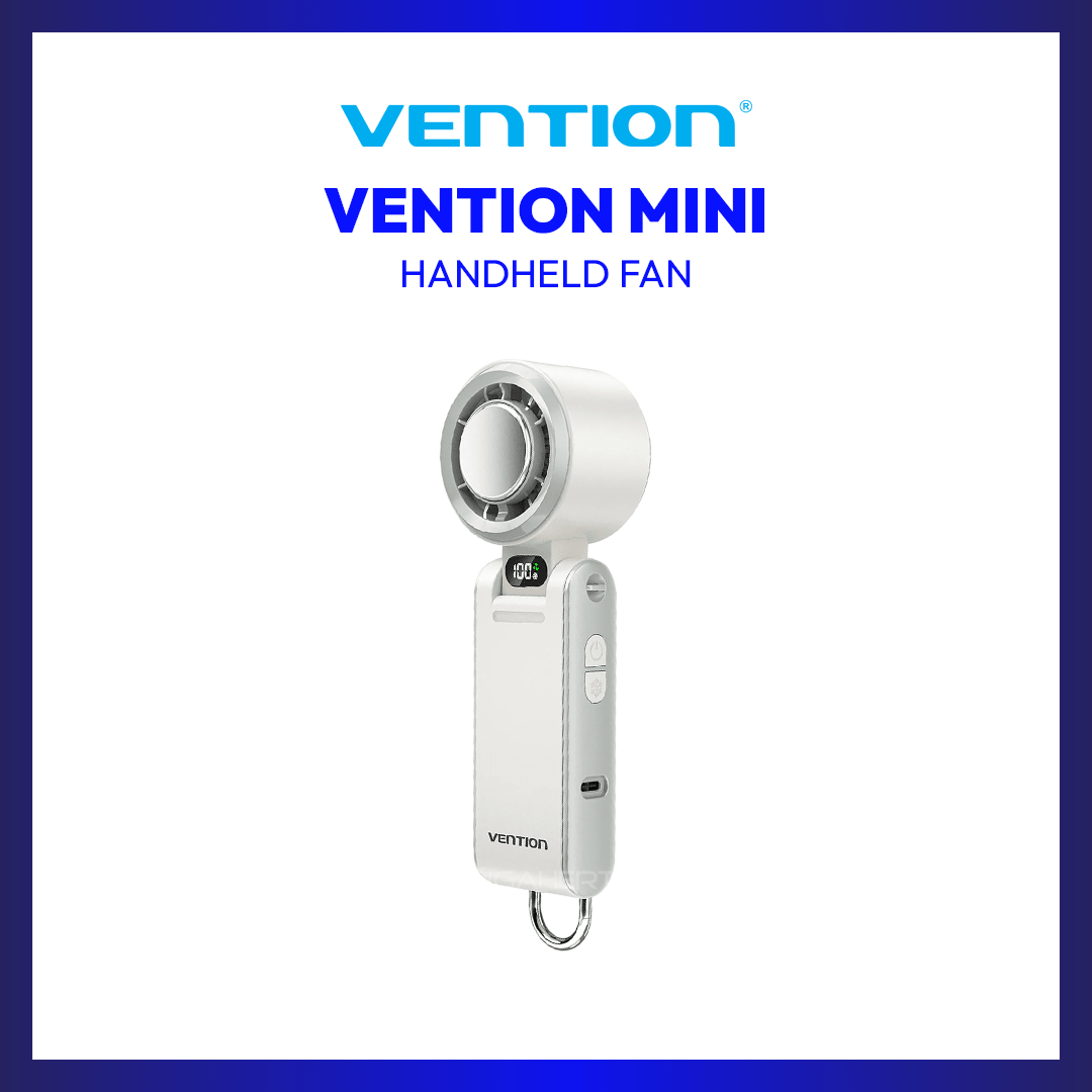 VENTION HANDHELD FAN W/ CONDENSER PBCW0 3000MAH | GigaHertz