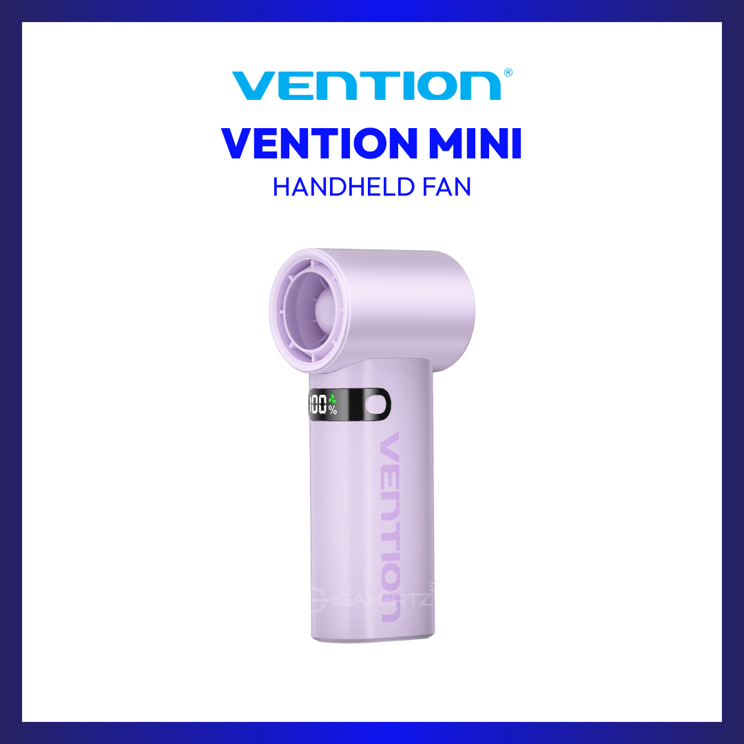 VENTION MINI HANDHELD FAN PBEP0 3000MAH (Purple) | GigaHertz