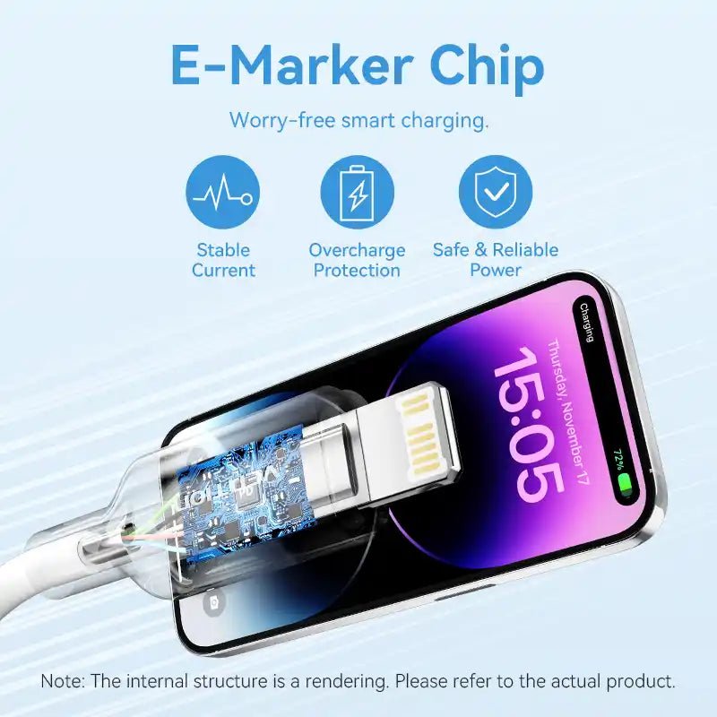 Vention USB-C to Lightning Cable (1M) | GigaHertz