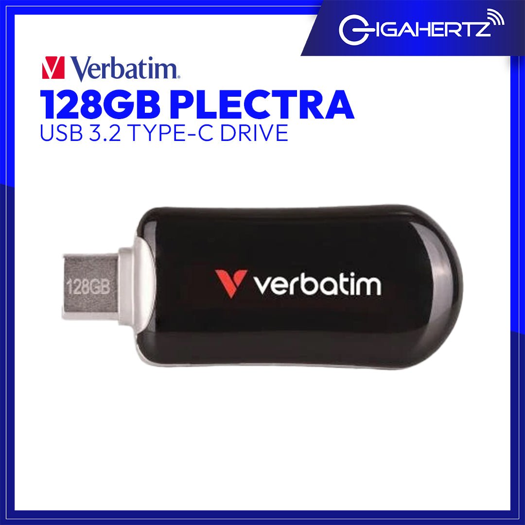 VERBATIM 128GB PLECTRA USB 3.2 TYPE-C DRIVE | GigaHertz
