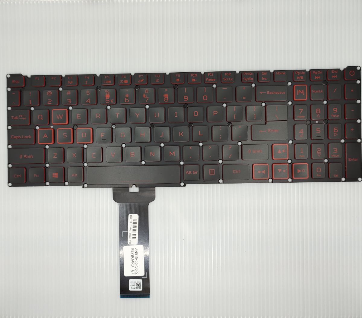 Replacement Keyboard for Acer AN515-55 WL