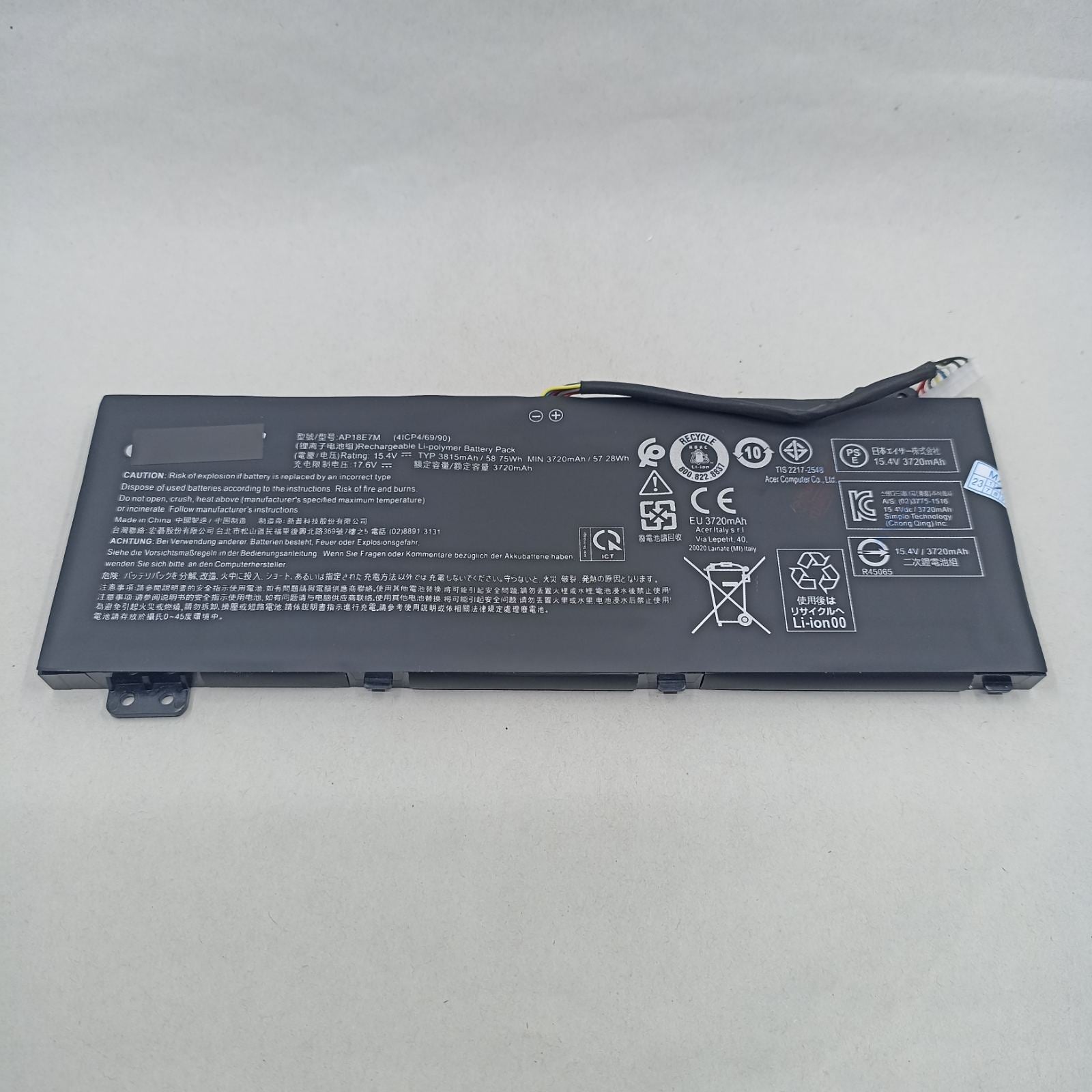 Replacement Battery for Acer PH315-52 A1