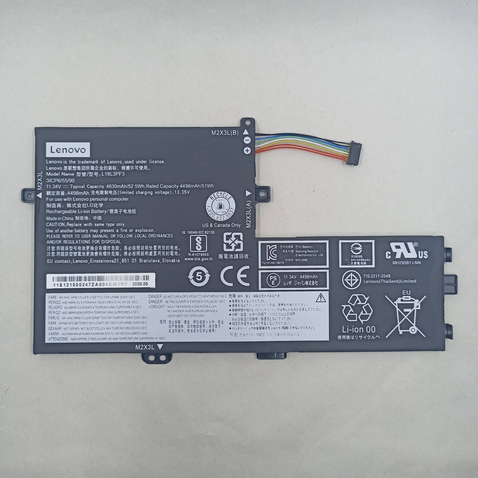 Replacement Battery for Lenovo L3-15IML05 A1