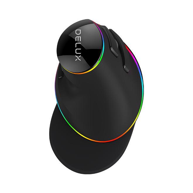 Delux M618PLUS RGB Vertical Mouse