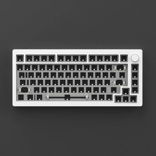 Akko Monsgeek M1 Aluminium Case Mechanical Keyboard Hot-Swappable Gasket DIY Kit (White)