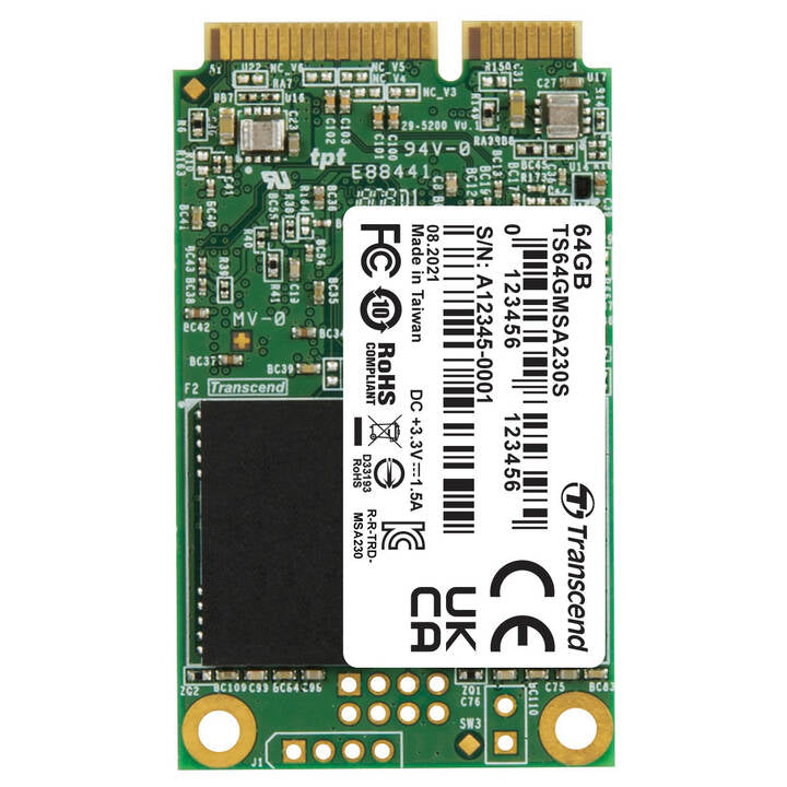 Transcend mSATA SSD 370S
