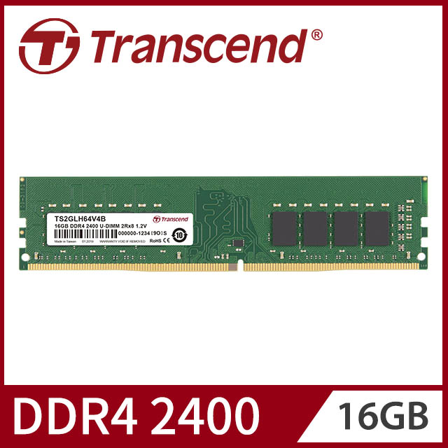 Transcend DDR4-2400 Unbuffered Long-DIMM 64V4B