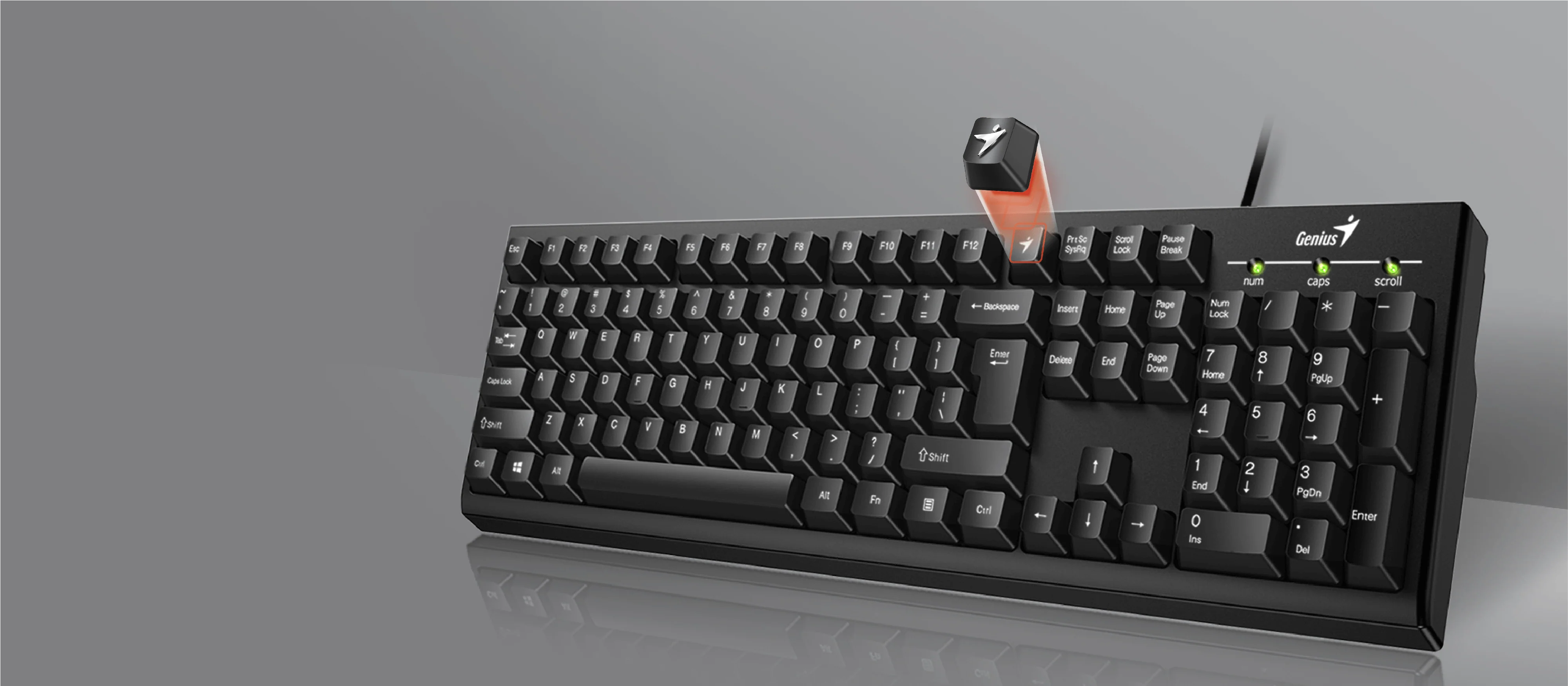 Genius KB-100 Smart USB Keyboard